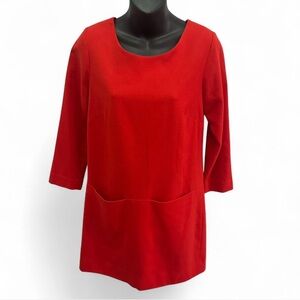J. Crew Vibrant Red Mini Dress